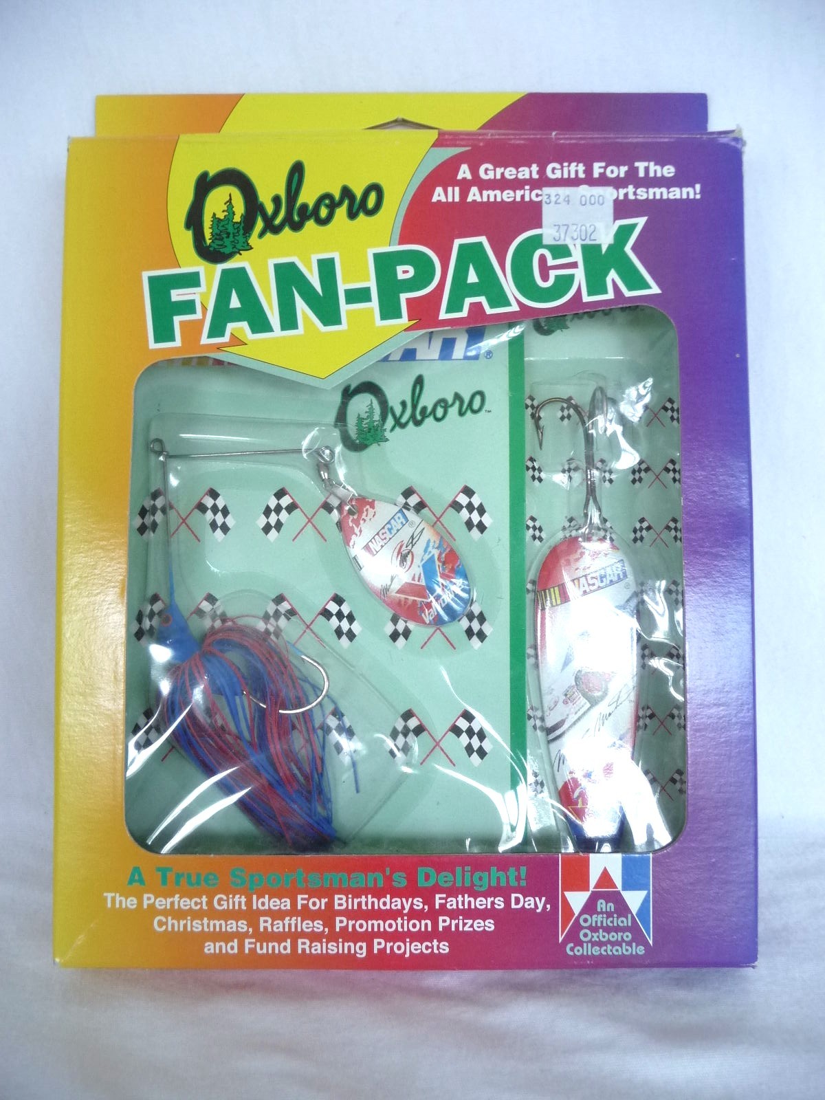 VINTAGE MARK MARTIN NASCAR FISHING LURES SPOON & SPINNER OXBORO