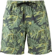 Salt Life Men's Loungin' Canopy 4 Way-Stretch Board Shorts - Ebony-L