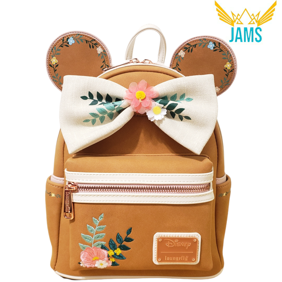 Loungefly Disney Minnie Mouse Fall Floral Mini Backpack New