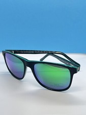 Jaguar Sunglasses Mirrored Lenses Black Green Large 37158 55-17-140 Germany