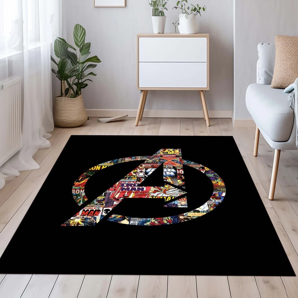 Avenger Rug Custom Gift Rug Personalized Rug Floor Rug,Rugs for interior Carpet - Image 2 of 4