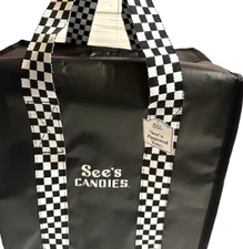 See’s Candies 11" x 9.5" x 7" Zippered Cooler Tote Bag