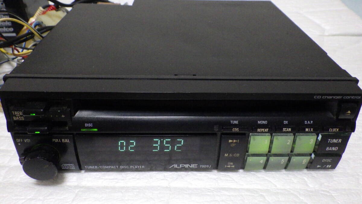 n*9様 【動作品】ALPINE 7909J Yahoo!オークション - ALPINE 7909J CDプレイヤー