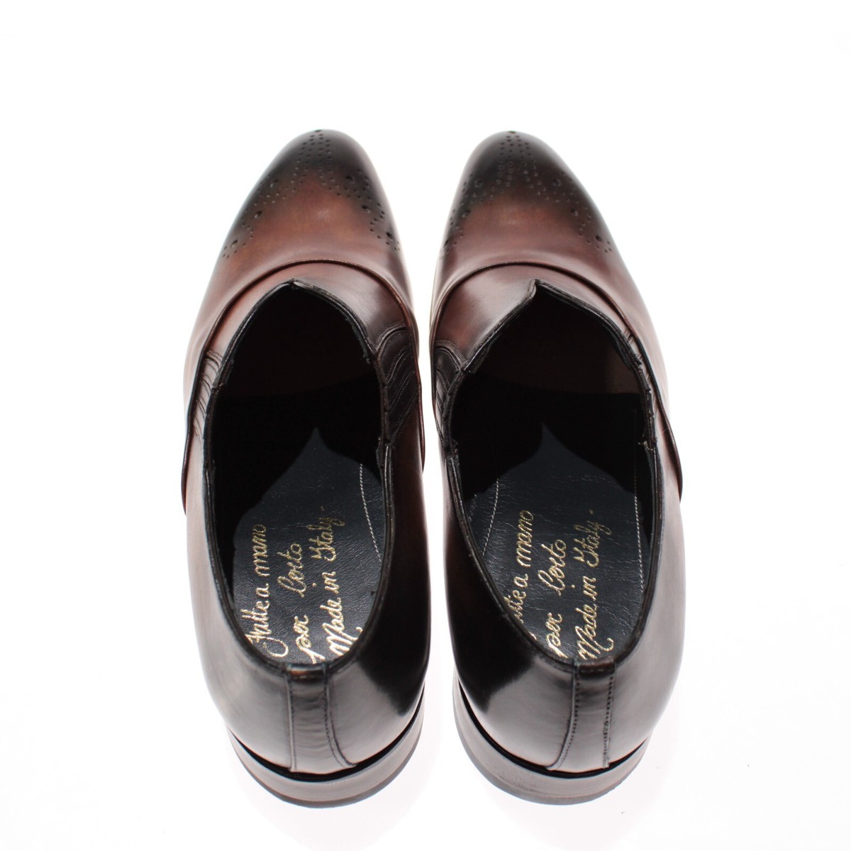 Certo NWD Giorgio Slip-On Dress Shoes Size 40 US 7 in Brown Leather Certo NWD Giorgio Slip-On Dress Shoes Size 40.5 / US 7.5 in  main image 3