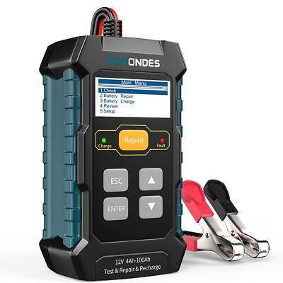 Romondes RD510 12V Car Battery Tester Charging Repair Test Analyzer Diagnostic