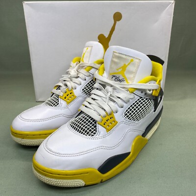 Wmns Air Jordan 4 Retro Vivid Sulfur US Size 11W AQ9129-101