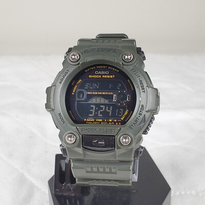 CASIO G-SHOCK GR-7900KG TOUGH SOLAR MILITARY GREEN ALARM CHRONO MEN'S WATCH 