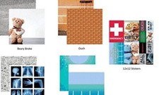 ER - 12x12 Scrapbook Papers Stickers Set - by Reminisce