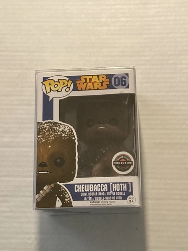 FUNKO POP! STAR WARS CHEWBACCA HOTH GAMESTOP EXCLUSIVE #06 CREASE PROTECTOR
