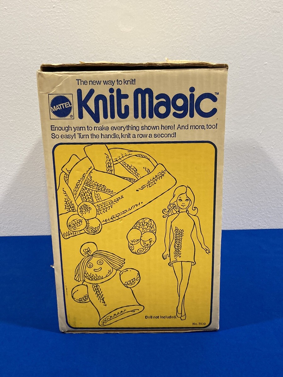 Vintage Mattel 1974 KNIT MAGIC #7830 in Original Box with
