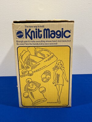 Vintage Mattel 1974 KNIT MAGIC #7830 in Original Box with