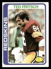Ted Fritsch Jr. 1978 Topps Card #357 Washington Redskins