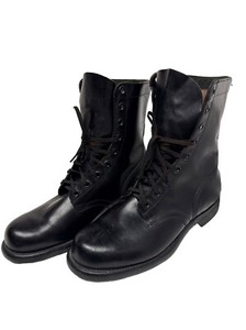 Endicott Johnson Vintage 1980’s War Era Military Combat Black Boots Mens 9R Endicott Johnson Boots | eBay main image 4