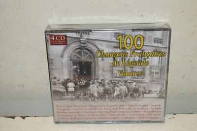 COFFRET 4 CD EMI 100 CHANSONS FRANCAISES DE LEGENDE VOLUME 4 NEUF SCELLER 