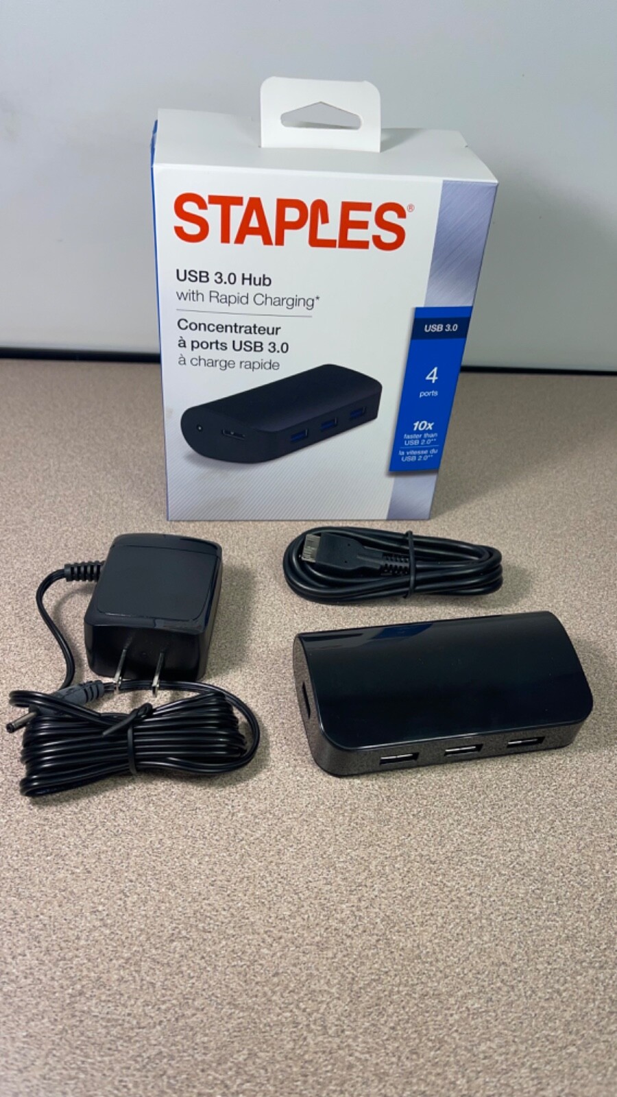 Hub USB 3.0 de 7 puertos, compacto, portátil, producto de EE. UU., envío rápido desde EE. UU. Para laptop y PC, imagen 10