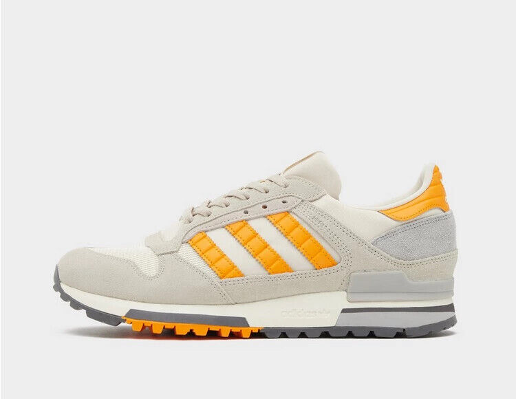 adidas Originals Men's ZX 600 Trainers in Grey/Orange UK 8 adidas Originals Men's ZX 600 Trainers in Grey/Orange UK 8