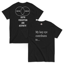 Lazy Eye Graphic Tee – Funny Gift Idea