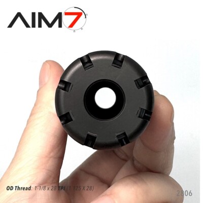 AK① Aim7 ALPHACLOAK Brake Billet Steel Black 1.125X28 (1-1/8X28 TPI)(1