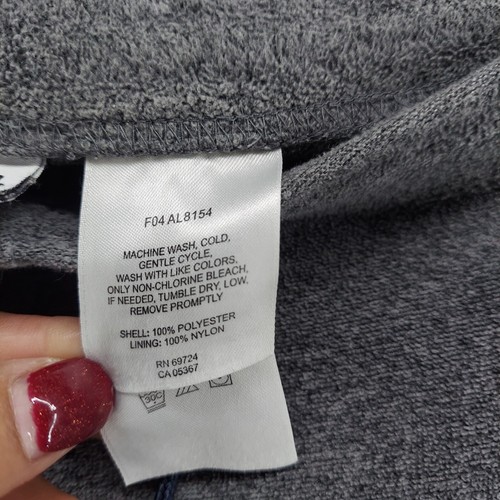 columbia Mujer Joggers Talla Pequeña Polar Salón Cordones Con Bolsillos Gris - Imagen 8 de 13