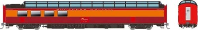 Rapido	175001 HO Southern Pacific Daylight 3/4 Dome-Lounge Fluted Sides 3604 NIB