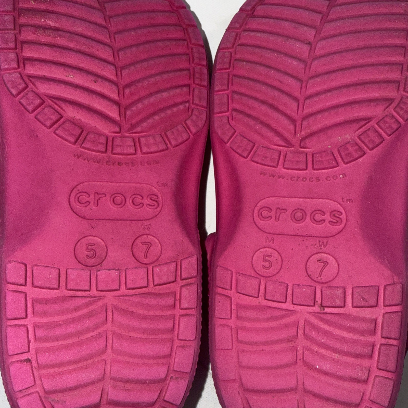 Crocs Classic Translucent Clogs Candy Pink Clear … - image 6