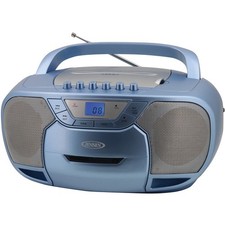 JENSEN CD-590-BL Radio/CD Player/Cassette Recorder Boombox