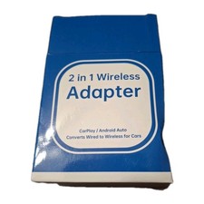 Wireless CarPlay Adapter for Apple iPhone  Android, 2-in-1 Adapter Convert Wire