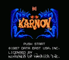 Karnov - Rare Classic NES Nintendo Game