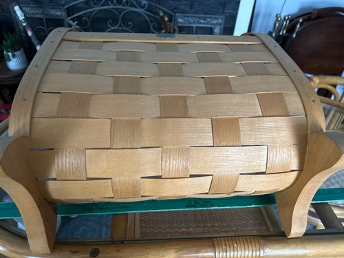 Peterboro 1351 fireside, magazine eood weaved basket. Excellant! - Picture 5 of 7
