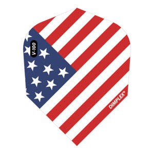 Viper V-100 American Flag Angled Dimplex Standard Dart Flights