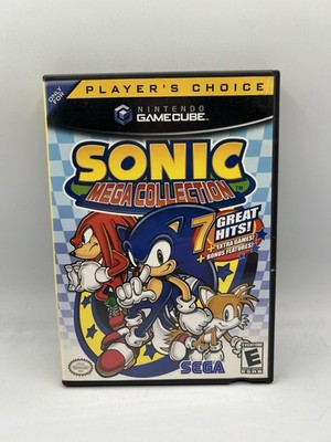 Sonic Mega Collection Nintendo GameCube Players Choice Game and Case