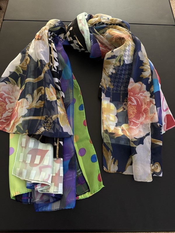 4-5 Feet Long Scarf Collection - 7 Pieces