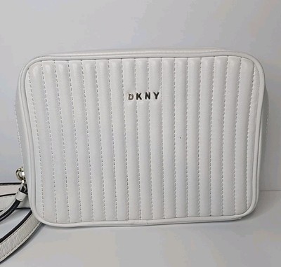 DKNY Crossbody Bag White 100% Lamb Leather May 2016 purse handbag