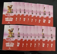 (17x) DoorDash Coupon LOT All 40% Off Expiration Date Exp: 1/31/26