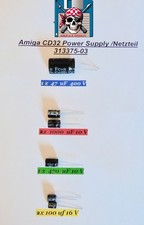 ?? AMIGA CD 32 CD32 Power Supply / PSU / P.313375-03 / Elko / Replacement ??