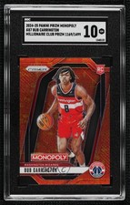 2024-25 Prizm Monopoly Classic Icons Orange /1499 Bub Carrington SGC 10 GEM 0b2v