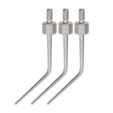 3pcs Needle Point Contact R0.4 M2.5 Thread 31mm Length 303 Stainless Steel