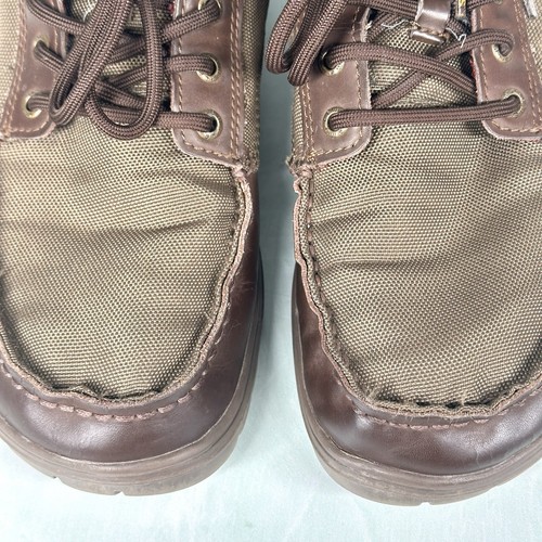 Lems Boulder Boot Men’s EU 42 US 9 Brown Canvas Leather Hiking Outdoor Shoes - Picture 4 of 17