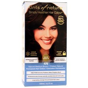Стойкая краска для волос Tints of Nature 4N Natural Medium Brown 44 жидких унции 4190₽
