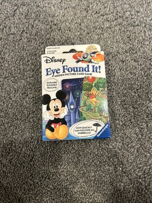 NEW “I Spy” Disney Eye Found It Card Game Wonder Forge Mickey