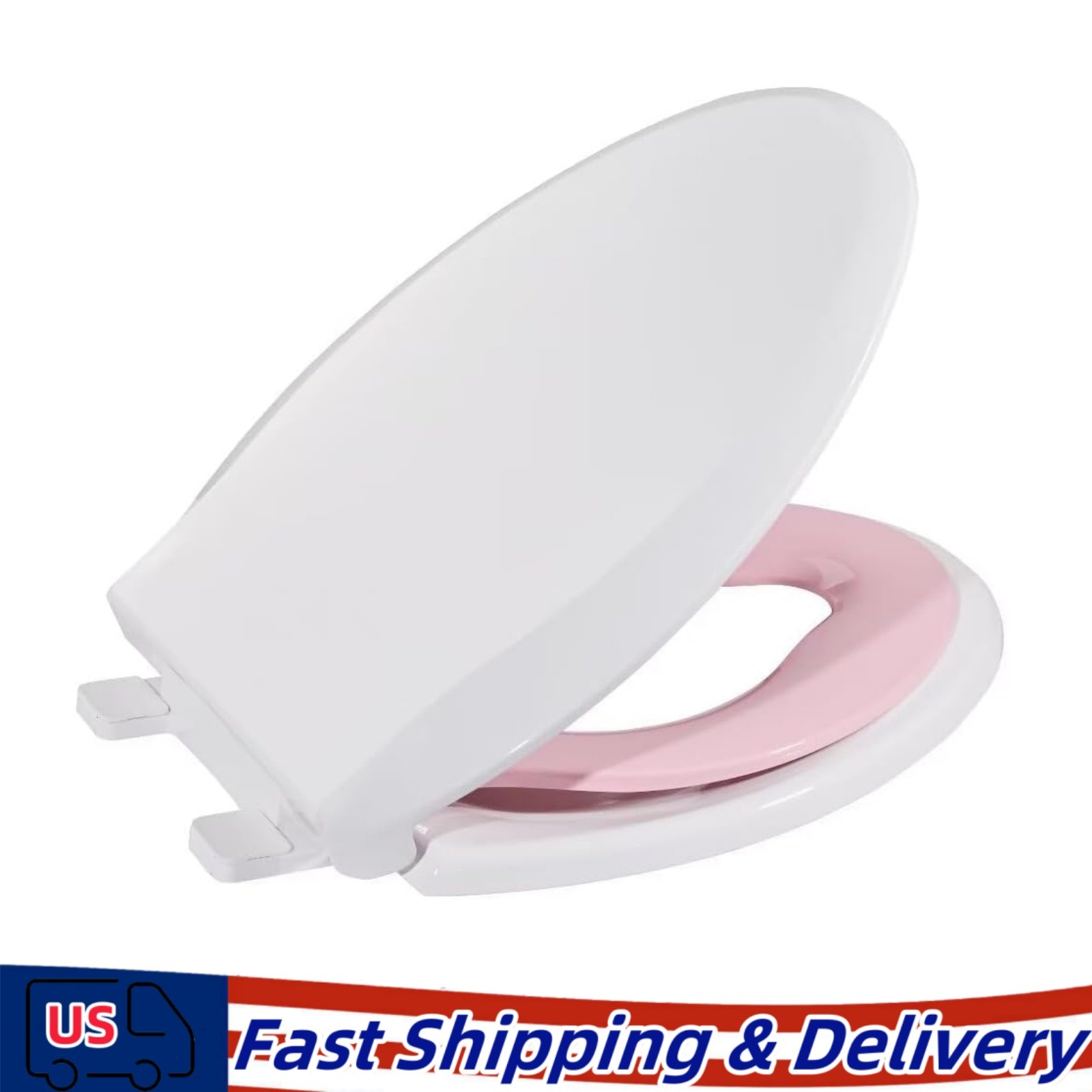 Round Toilet Seat With Toddler Seat Built In Potty Training 