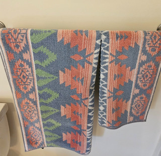 Ralph Lauren Home Collection Southwestern 100% Cotton Towels Hand & Bath Towel