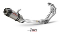 Mivv Oval Komplett Auspuff Titanio FüR Yamaha XSR 900 2016-20 Silber