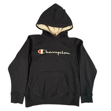 Champion Pullover Hoodie Kids Size Medium Blue