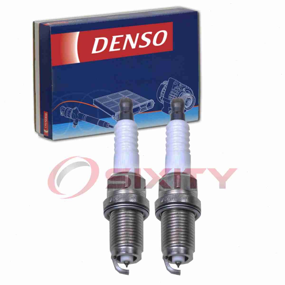 2 pc DENSO 3432 Spark Plugs for SKJ20DR-M11S 9807B-561-CW 9807B-561-BW ut
