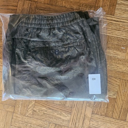 Pantaloncini Officine Generale 's verde militare stampa bandana uomo XL street wear - Foto 16 di 16