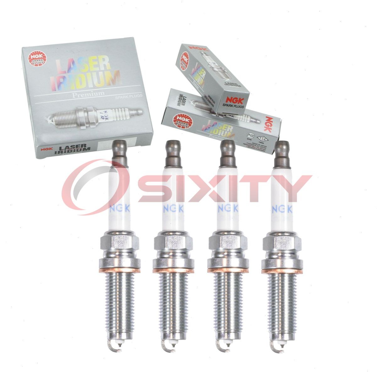 4 pc NGK 93476 SILZKAR7E8S Laser Iridium Spark Plugs for LR050998 02C2Z28434 qs