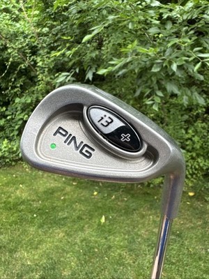 PING i3 + PLUS RH PITCHING WEDGE, GREEN DOT  , STEEL SHAFT, 36.5  Needs Grip