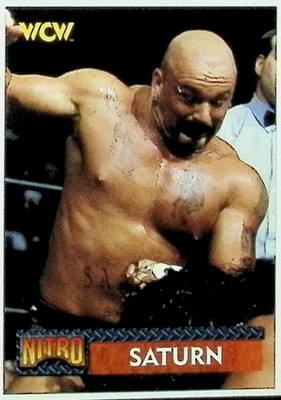 1999 TOPPS WCW/NWO NITRO #8 SATURN BASE CARD NM-MT