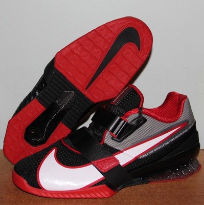 Nike Romaleos 4 Weightlifting Shoes Mens 10 Black Red White  display picture 3